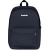 Invicta Zaino Scuola Carlson Plain, Blu, 24 L, Monoscomparto, Tasca interna con zip, Tasche laterali portaborraccia, Scomparto porta pc ablet, Scuola media e superiore, Ragazzo, Ragazza