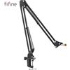 FIFINE Supporto per braccio a forbice con braccio a sospensione per microfono regolabile per K688 K669 K670 K658 K678 K690, Ampligame A6V A8
