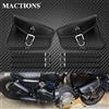 MACTIONS Moto Bisaccia In Pelle Strumento Bagagli Borse Laterali di Stoccaggio Per Harley Sportster XL 1200 883 Cafe Racer Dyna Touring Softail FLH