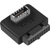 T.F.SKYWINDINTL Adattatore da USB 3.0 interno a USB tipo C anteriore tipo E Convertitore da 20/19 pin a tipo C Convertitore da tavolo per scheda madre