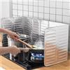 PGY Deflettore olio Utensili da cucina Cottura Anti-spruzzi Piastra isolante termico per fumo di olio Resistenza alle alte temperature Deflettore in foglio di alluminio