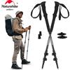 Naturehike ST03 Snow Pro Bastoncini da trekking Lega di alluminio per esterni Canna da campeggio per escursionismo Blocco esterno Attrezzatura da arrampicata telescopica
