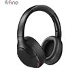 FIFINE Cuffie Bluetooth Wireless FIFINE, Cuffie con Cancellazione del Rumore e Modalità Trasparenza, Bassi Profondi, Chiamate Chiare, 65 Ore di Autonomia -X3