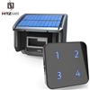 HTZSAFE 400 metri Allarme solare wireless per vialetto Sensore di movimento e rilevatore di movimento esterno resistente alle intemperie Sistema di allarme di sicurezza fai-da-te