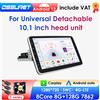 OSSURET 1DIN CarPlay Android 12 autoradio lettore multimediale Video Stereo GPS Navi per schermo girevole universale a 360 gradi RDS AI USB