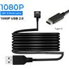 AJXML Mini Webcam USB per Laptop, Videocamera CCTV per Computer 1080P HD, Webcam di Sorveglianza OTG Type-C Android USB 2.0 per PC e Lettore VLC