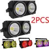 Stephanie NUOVO 2 occhi ad alta potenza 200W LED COB 50W RGB striscia luminosa a LED 2IN1 DMX effetto scenico Blinder bianco caldo freddo DJ lampada di illuminazione scenica