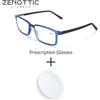 ZENOTTIC Rettangolo Occhiali Da Vista Occhiali Ottici Progressivi Anti-Luce Blu Miopia Ipermetropia Occhiali Per Gli Uomini