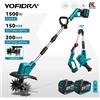 YOFIDRA Brushless Elettrico Garden Tiller Tosaerba Rototiller Per La Coltivazione Del Suolo Giardino Per Makita 18-21V Batteria Spille