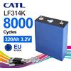 BATTERY QUEEN Batteria EU Stock CATL 314AH LiFePO4 per 15KW 3.2V 3.65V LFP 48V 320AH 7000 cicli Batterie ricaricabili Energia solare UPS ESS
