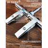 Sy Tools 6061-T6 Morsetto per affilare i coltelli in alluminio, porta lama per coltello, superficie anodizzata sabbiata, leggero e durevole