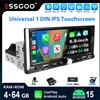 ESSGOO 6.9 "Android 15 4 + 64G Autoradio Wireless Apple Carplay Bluetooth Android Auto GPS Navi WIFI FM RDS SWC Touchscreen
