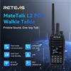 Retevis MateTalk L2 Rete 4G globale POC Radio Dual SIM UHF VHF Radio Dual Mode Walkie Talkie Supporto Radio Bluetooth per Zello