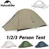 Naturehike 2025 Nuova tenda da campeggio per escursioni all'aperto e da campeggio per 3 persone 20D Cloud Up Pro leggera e portatile impermeabile