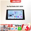 OSSURET Lettore autoradio Android per Flat Doblo 2021-2024 Carplay Auto GPS Car Multimediale intelligente 8core 8G 128G 360cam 6115 unità principale