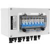 NONE Scatola combinatrice fotovoltaica CC 12-400 V Interruttore automatico solare 4 ingressi 4 uscite/2 ingressi 2 uscite, resistenza ai fiamme impermeabile IP67, protezione da sovratensione