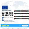 aicpose 1-4 pz/24x12W RGBW Telecomando 4-in-1 LED Wall Washer Light DMX Striscia LED con Angolo Lente 25 Gradi Adatta per Palcoscenici, Feste e DJ