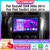 OSSURET Autoradio 2Din Wireless Carplay Android Auto per Fiat Sedici 2005-2014 per Suzuki SX4 2006-2013 GPS 4G-LET DSP 360 ° Fotocamera 6115
