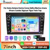 podofo Autoradio Podofo 7'' 6+128G per Opel Astra Antara Vectra Corsa Zafira, lettore multimediale con Carplay, Android Auto, WIFI, GPS e audio per auto.
