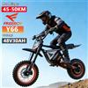 NONE Bicicletta Elettrica FREEBOY Y66 con Motore Efficiente, Batteria 48V30AH, Pneumatici Fat All-Terrain da 12/10 Pollici