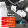 TOWILD Luce per Bicicletta TOWILD CL2000 con Fascio Luminoso a Linea di Taglio 2000LM, Ricaricabile 5000mAh, Luci Anteriori a LED per Bici, Fari per Ciclismo MTB IPX6