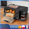 zollor Macchina per Colazione Tutto in Uno 220V con Caffettiera Isolante, Porta in Vetro Antiesplosione, Piedini Antiscivolo, Serbatoio per Acqua di Grado Alimentare
