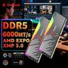 KingBank KRRB DDR5 RGB 16GB /16GBx2 6000MHz CL36 Memoria per Computer Desktop con Chip Selezionato CL36 1.35V PMIC Dissipatore Nero Memoria RAM