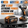 Batteria al litio ricaricabile originale da 20 V 8,0 Ah di grande capacità, WA3553 WA3551 WA3553.1 WA3570, adatta per batteria per smerigliatrice angolare Worx Construction Tool