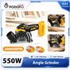 NONE Smerigliatrice angolare senza fili Podofo da 3 pollici, utensile per taglio, lucidatura e molatura, 20000 giri/min, 550 W, utensili elettrici per batteria DEWALT 20V, solo utensile smerigliatrice