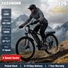 ZAZAWORK CF29 Bicicletta Elettrica Fuoristrada 29' con Motore 250W, Batteria 48V 15Ah, 21 Velocità, Doppio Freno a Disco, Autonomia fino a 100km, E-Bike per Pendolari Fuoristrada CE