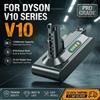 Batteria di ricambio da 25,2V 12800mAh compatibile con Dyson V10 SV12 V10 Absolute V10 Animal, aspirapolvere senza fili, batteria ad alta capacità e lunga durata.