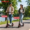 WILDSTRIDE Monopattino Elettrico con Motore da 500W, Batteria da 36V 7.5AH e 10Ah, Pneumatici Larghi da 10 Pollici, Monopattino Elettrico per Adulti, Pieghevole, Doppia Sospensione, Indicatori di Direzione,