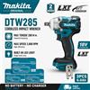 Makita Kit Originale Makita DTW285 18V Avvitatore a Impulsi Senza Spazzole con Batteria BL1860B 1/2/3/4×6000mAh Compatibile con Sistema LXT 320N·m Disponibile in Magazzino UE Spedizione Rapida
