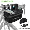 NEWBOLER Borsa Anteriore per Bicicletta 4 in 1 Multifunzionale, Impermeabile, Borsa per Manubrio in EVA Rigida, Accessori per Ciclismo