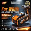 Batteria al Litio Originale Worx 20V 8.0Ah ad Alta Capacità, Compatibile con WA3553 WA3551 WA3553.1 WA3570, Adatta per Sostituzione Batteria Utensili Elettrici Senza Polvere Worx 20V