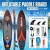 NONE Nuova tavola da SUP gonfiabile, dimensioni 350x86x15 cm, con 3 ali rimovibili, cinture di sicurezza, tasche impermeabili per il telefono cellulare, pompa manuale, borsa per il trasporto, stabile,