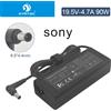oyatec Caricabatterie per Laptop OYATEC 90W 19.5V 4.7A Adattatore di Alimentazione AC con Connettore DC Angolato 6.5*4.4mm Sostitutivo per Alimentatore Notebook Sony VAIO VGP-AC19V20 VGP-AC19V29 VGP-AC19V31