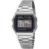 Casio Serie Casio A158WA | Orologio Digitale Unisex | Vintage | Cronometro 100 SEC | Allarme Quotidiano | Orafermazione regolare | Batteria con durata di 7 anni