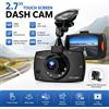 Dash Cam con Schermo Touch da 2,7" 1080P Full HD per Auto - 120 ° Grandangolo - Visione Notturna - Monitoraggio Parcheggio 24H - Sensore G - Rilevamento Movimento - Registrazione Continua