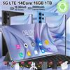 NONE Tablet Intelligente a Lunga Durata da 10.36 Pollici, Android 13, Processore a 14 Core, 16GB+1TB, Batteria da 20000mAh, Dual SIM 5G e Wi-Fi, Fotocamere da 16MP+32MP per Viaggi all'Aperto e