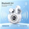 NONE WETECH WP434 Auricolari True Wireless Bluetooth 5.4 con Display LED Digitale della Batteria, 6 Ore di Riproduzione Continua, Microfono per Chiamate HD, Ricarica Type-C, Auricolari Bluetooth Meccanici