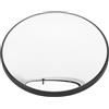 Kisangel Specchio Magnetico Convesso per Selfie con Supporto Magnetico per Telefono, Specchietto Retrovisore 2,3 in Lega di Alluminio Nero, Accessorio per Vlogging, Streaming e Foto
