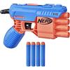 Nerf Alpha Strike, blaster Claw QS-4 e 4 dardi originali Nerf Elite in gommapiuma, blaster a 4 dardi, semplici da caricare, armare e lanciare