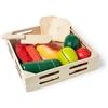 Melissa & Doug Set Affetta Tutto - Cibo Giocattolo da Tagliare in Legno, Accessori Cucina Montessori, Giochi Educativi, Regalo per Bambini e Bambine, 2+ Anni