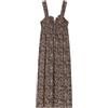 Springfield Abito Midi Smocked da Donna (Confezione da 1), Beige, 48