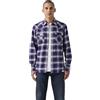 Levi's Uomo Camicia Western Barstow con Colletto a Punta, Regular Fit, Blu (Hawley Plaid Blue De), XL