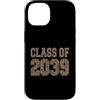 Kindie Collegiate Varsity Style Ts Custodia per iPhone 14 Classe di 2039 Leopard Varsity scuola materna per bambini