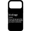 Biology-Teacher Expertise Replication Mo Custodia per iPhone 17 Pro Max Biologia Definizione Organismo Genetica Scienza Microbiologo