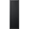 Bi-Office Lavagna Nera Per Gesso Back2Chalk Essentials, Cornice MDF Nera Opaca, 20 x 60 cm