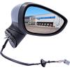 BESTPRICE ATP 1x Specchio retrovisore elettrico esterno destro convesso | Compatibile con: FORD FIESTA VI